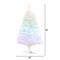 4ft. Fiber Optic Multicolor LED Lights White Pine Artificial Christmas Tree